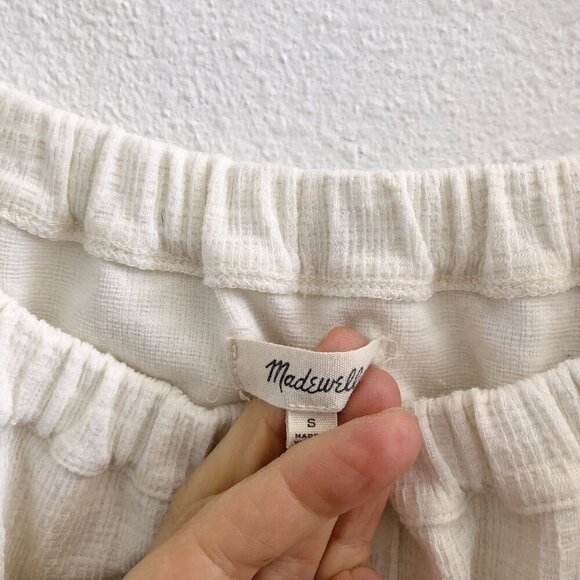 MADEWELL Texture & Thread Off-the-Shoulder Top Small Size - Picture 5 of 9